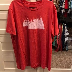 Nebraska Corn Graphic T-Shirt | Men's XXL | Red & White | Game Day